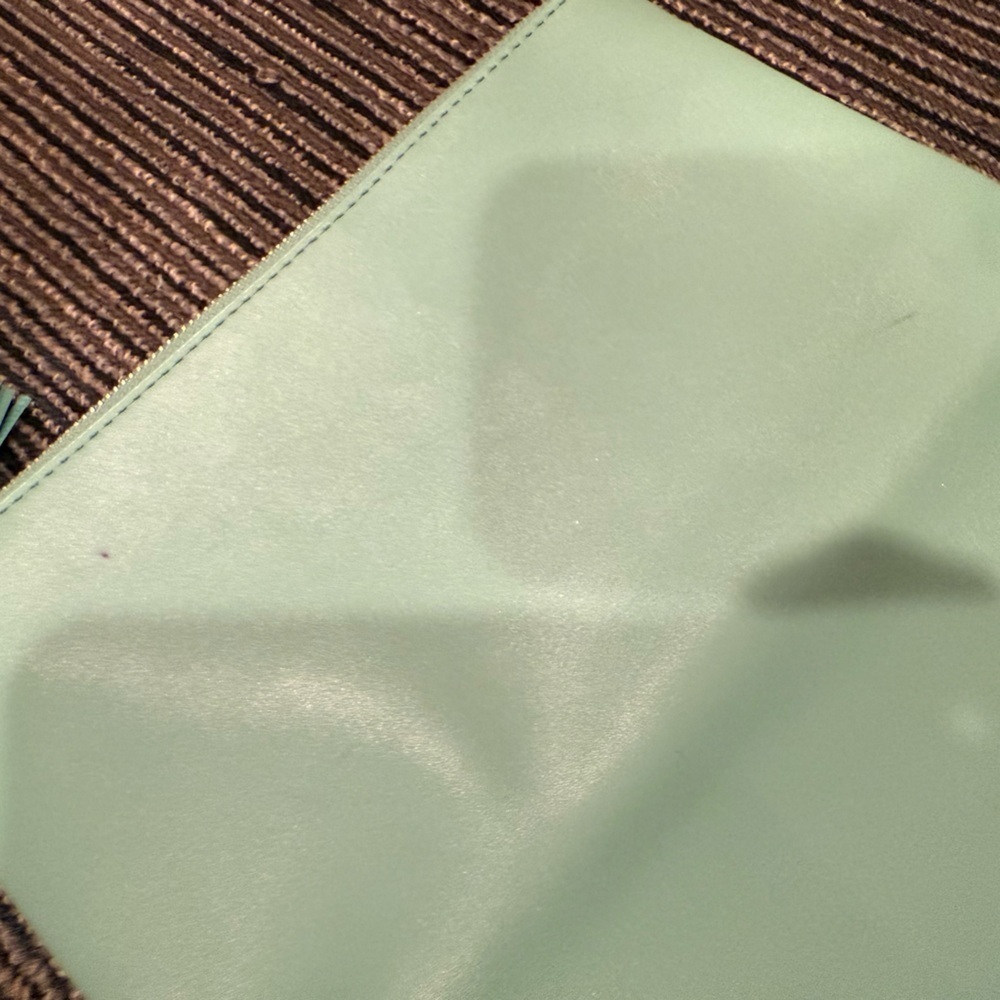 Rachel Pally Teal & Peachy foldover pouch - Picture 4 of 6